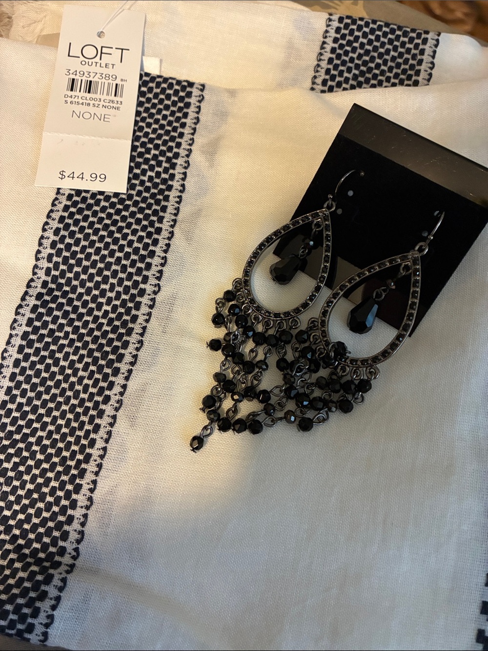 JEWELRY BUNDLE!  WHBM, LOFT, ANNE KLEIN. EARRINGS, BRACELETS, NEW LOFT SCARF.